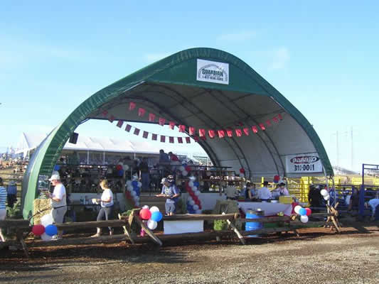 shelter at Agrifair